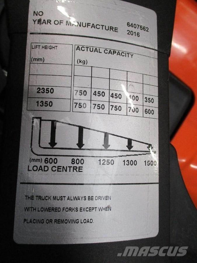 BT SPE120 XR Meerij pallettruck met platform