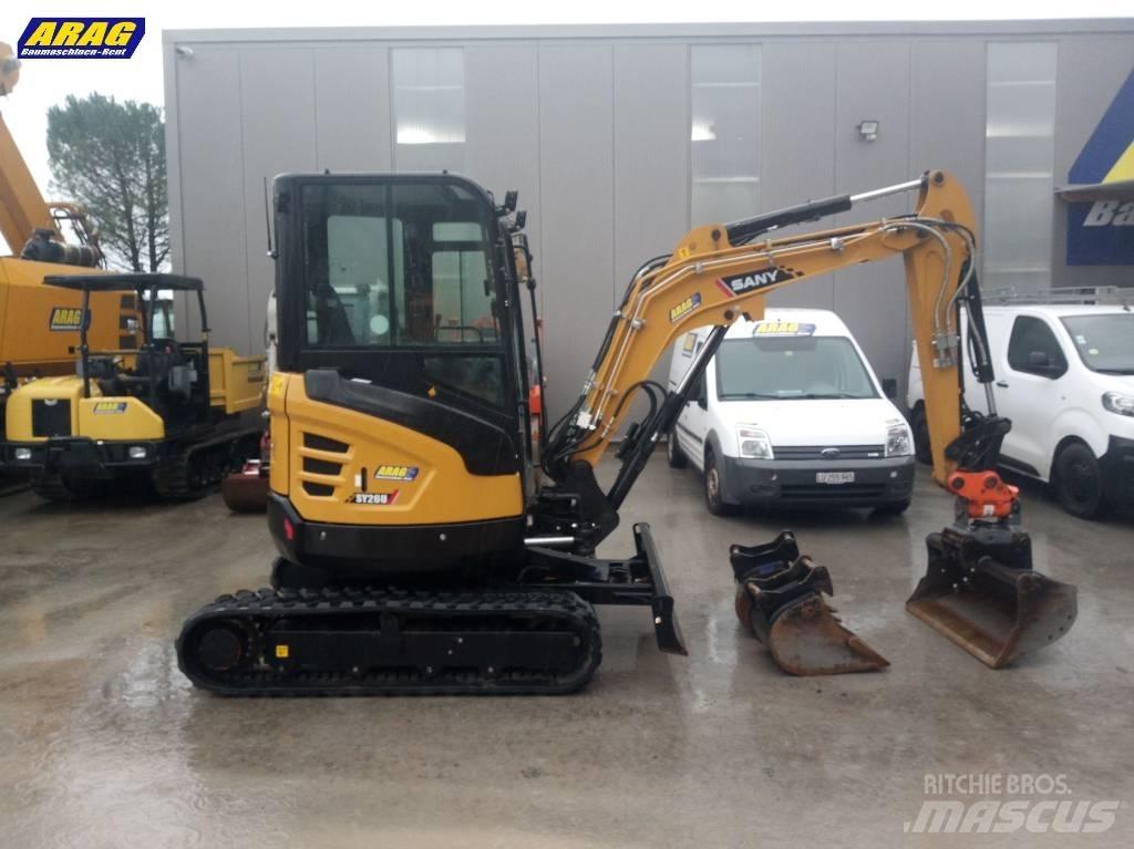 Sany SY 26 U Minigraafmachines < 7t