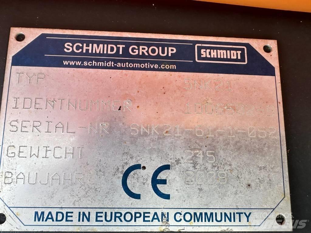 Schmidt SNK21 Sneeuwschuivers en -ploegen