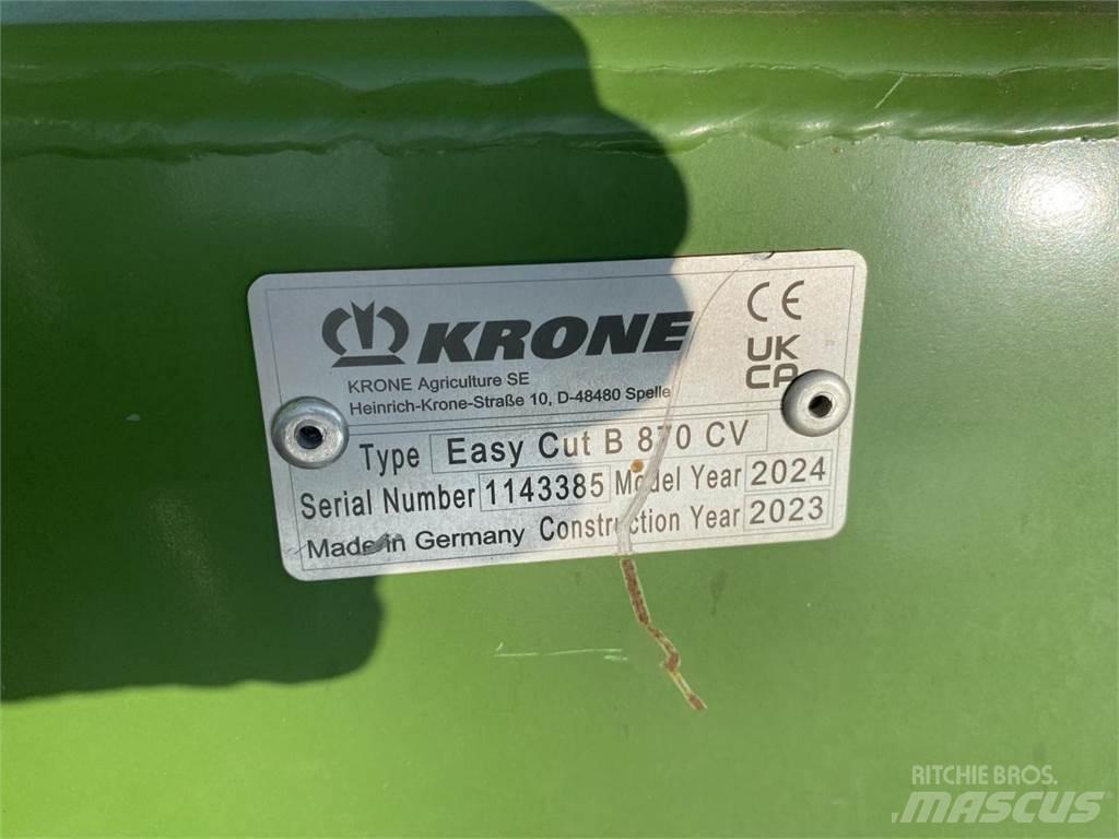 Krone EC B 870 CV Maaiers