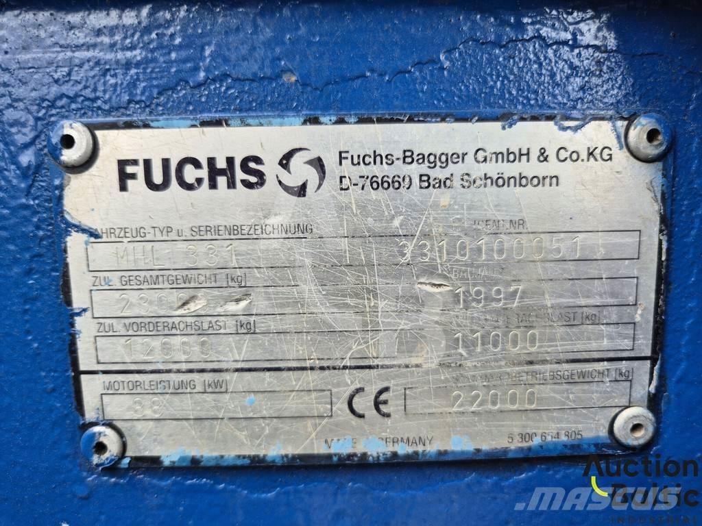 Fuchs MHL 331 Wielgraafmachines