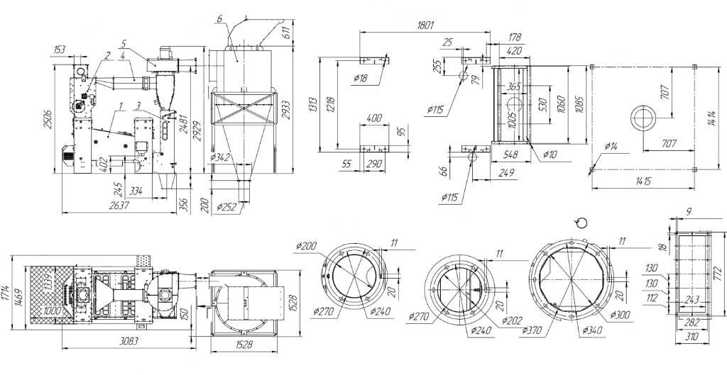  EL GRAIN SVR-15/2 Graanschoningsmachines