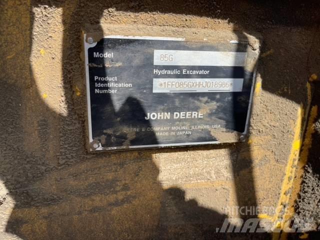 John Deere 85G Minigraafmachines < 7t