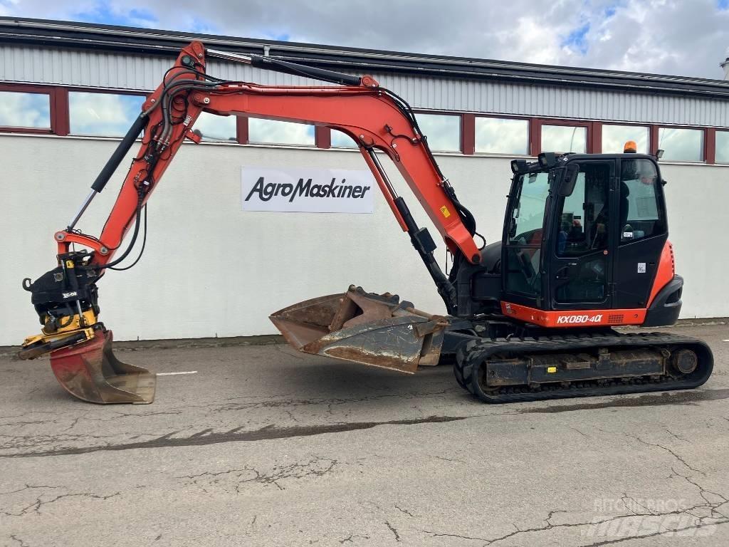 Kubota KX 080-4 Midigraafmachines 7t - 12t