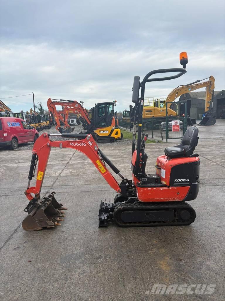 Kubota K008-5 Minigraafmachines < 7t