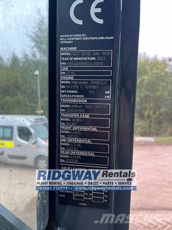 Bell B 20 Knik dumptrucks