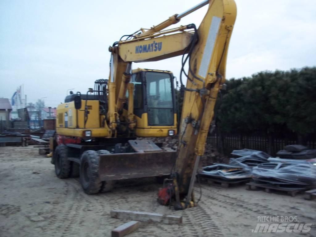 Komatsu PW 180-7 Wielgraafmachines