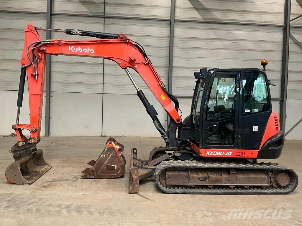 Kubota KX 080-4 A Midigraafmachines 7t - 12t