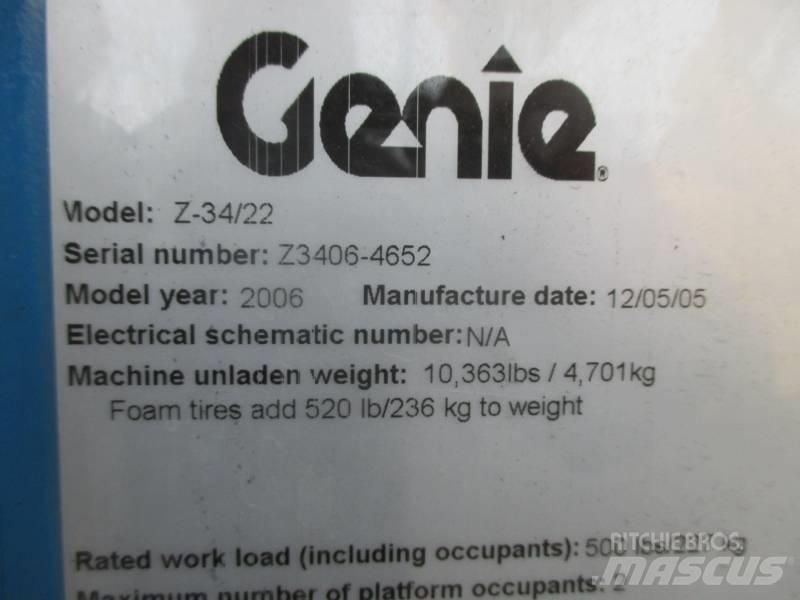 Genie Z 34/22 RT Knikarmhoogwerkers