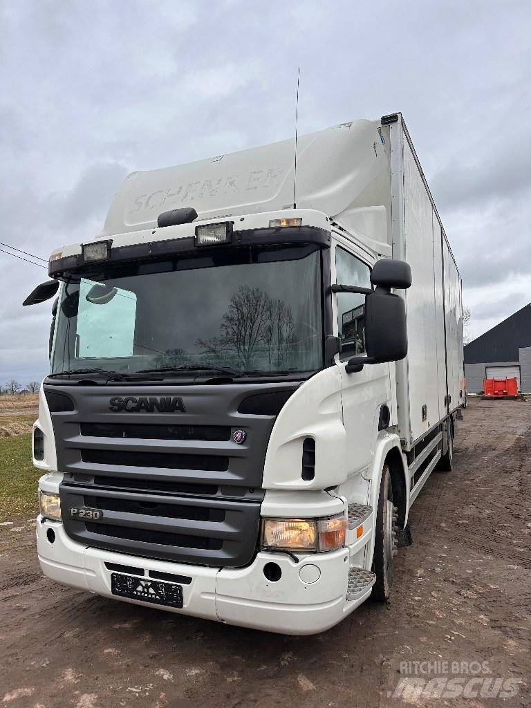 Scania P 230 Bakwagens met gesloten opbouw