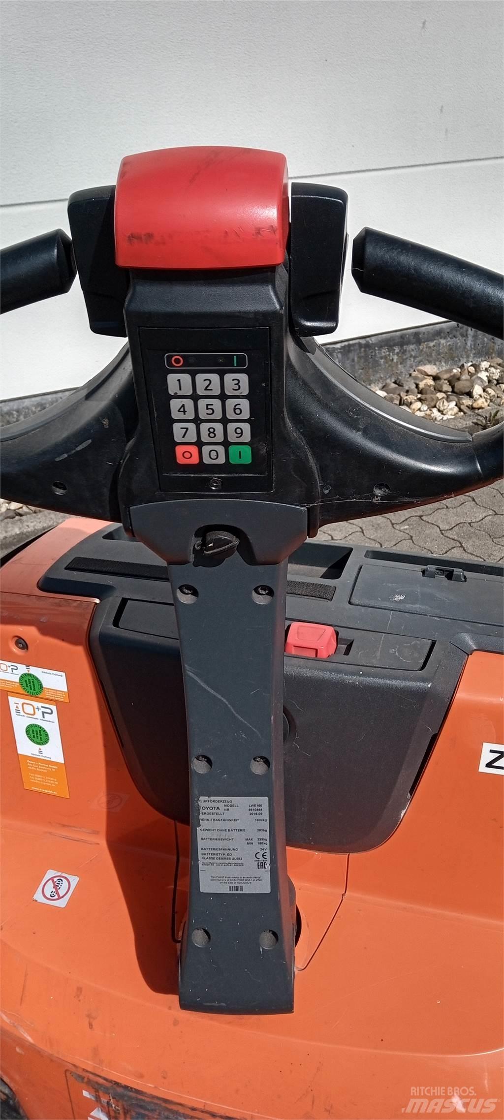 Toyota LWE 160 Electro-pallettrucks