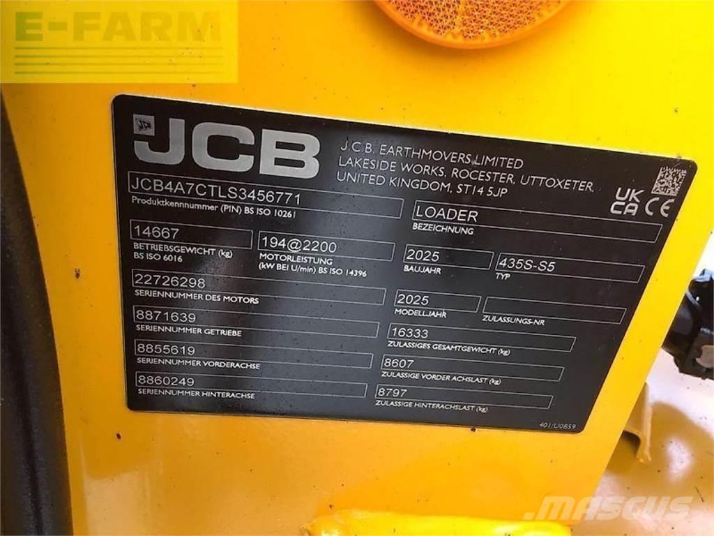 JCB 435s stufe v Minigraafmachines < 7t
