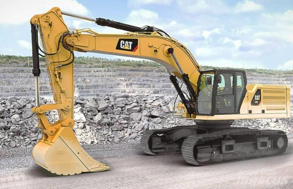 CAT 340 UTHYRES Rupsgraafmachines