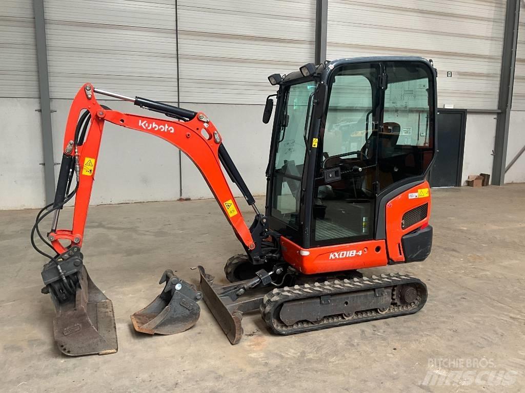 Kubota KX 018-4 Minigraafmachines < 7t