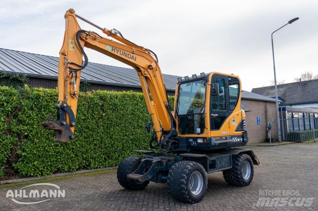 Hyundai R55W-9A Wielgraafmachines