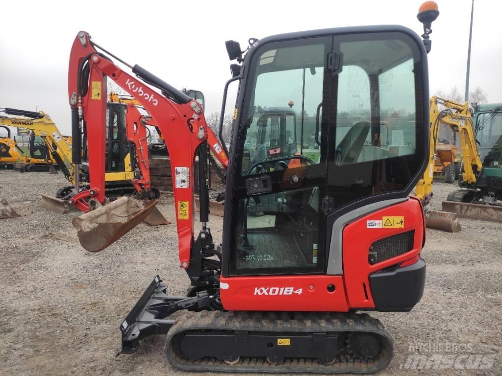 Kubota KX 018-4 Minigraafmachines < 7t