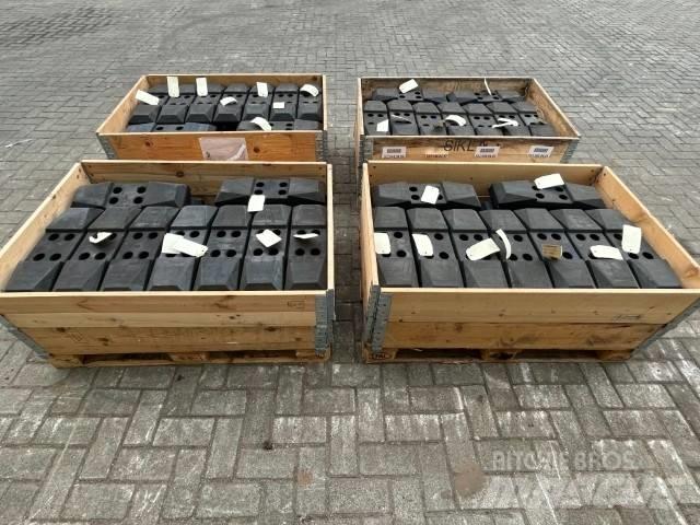  Rubber Pads Rupsbanden, kettingen en onderstel