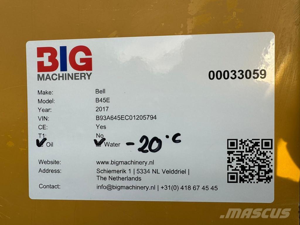 Bell B45E Knik dumptrucks