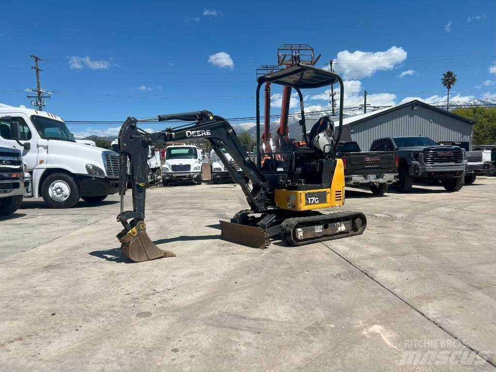 John Deere 17G Minigraafmachines < 7t