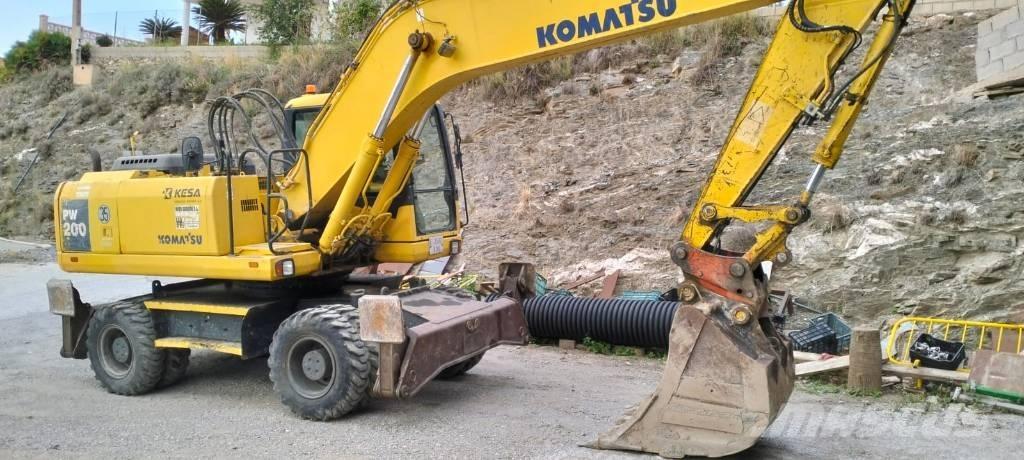 Komatsu PW 200-7 Wielgraafmachines