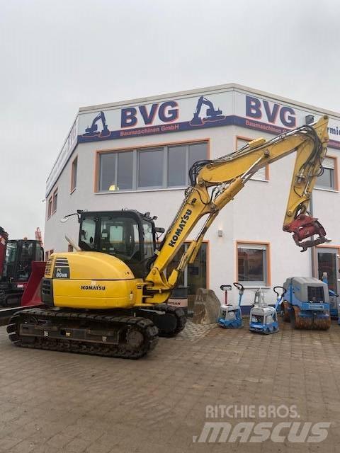 Komatsu PC80MR-3 Midigraafmachines 7t - 12t