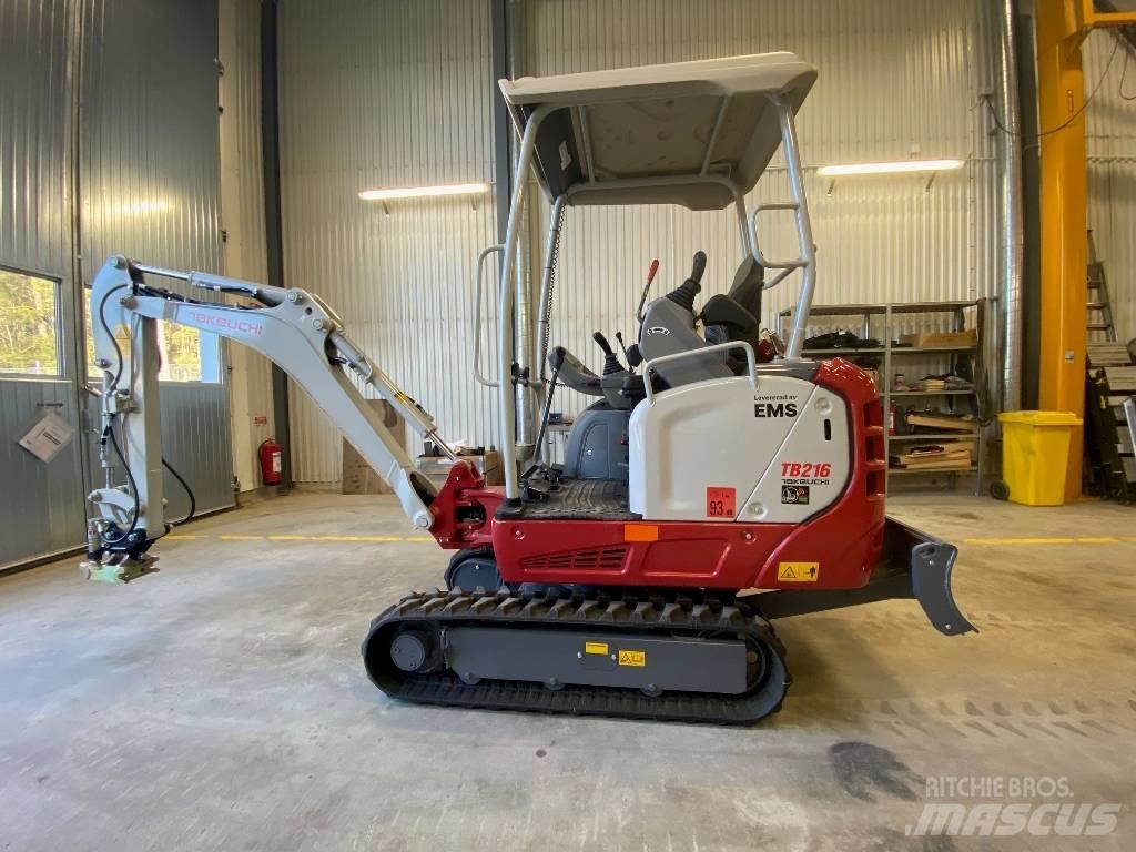 Takeuchi TB 216 A Minigraafmachines < 7t