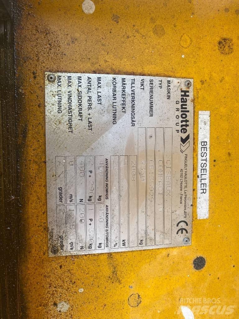 Haulotte Compact 10 Schaarhoogwerkers
