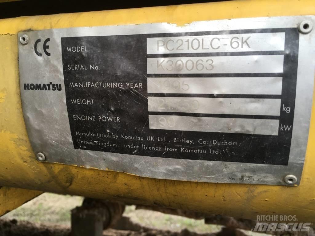 Komatsu PC210LC-6K Rupsgraafmachines