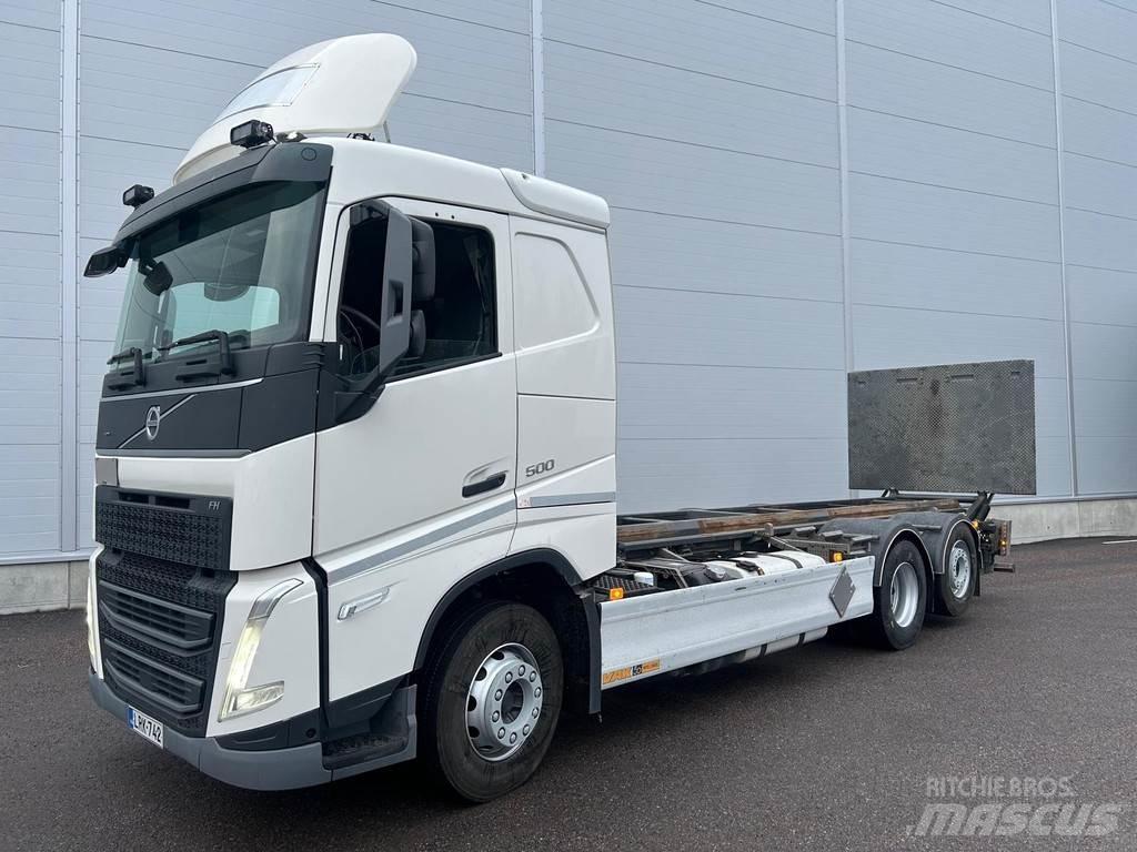 Volvo FH Containertrucks met kabelsysteem