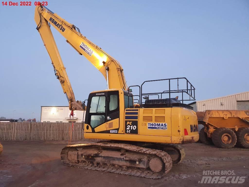 Komatsu PC210LC Graafmachines Long Reach
