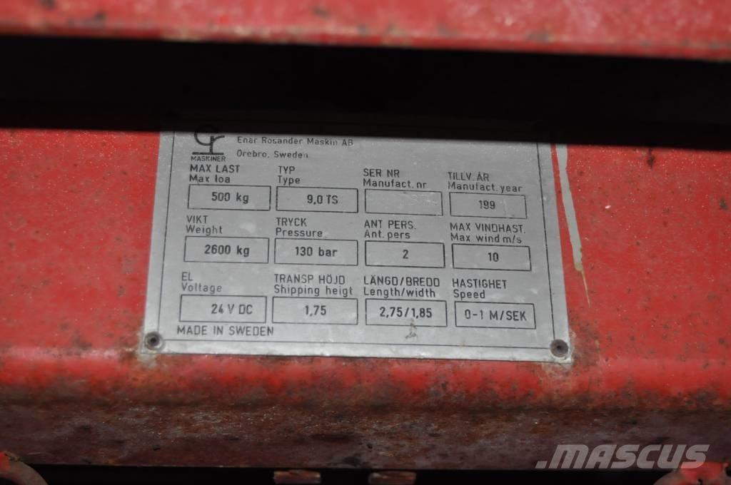 ER 9,0TS SAXLIFT Laden en Lossen - overige