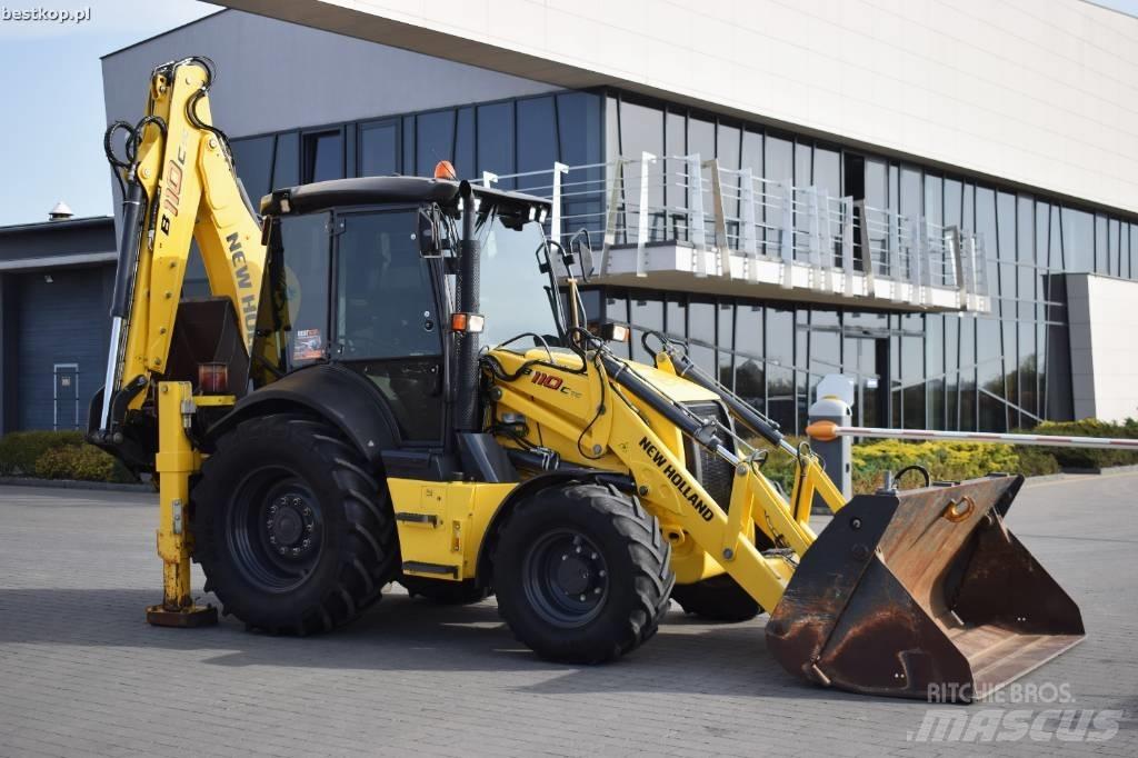 New Holland B 110 C Graaf-laadcombinaties