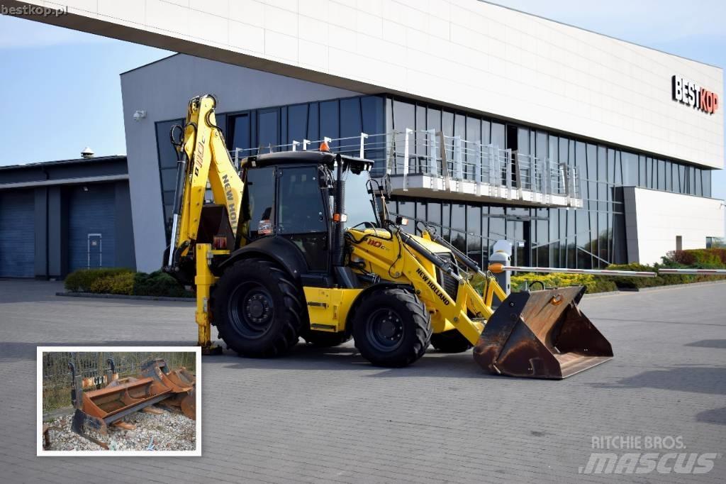 New Holland B 110 C Graaf-laadcombinaties