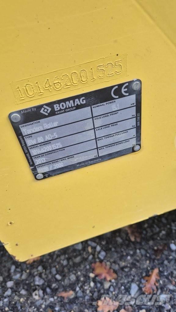 Bomag BW 80 AD-5 Duowalsen