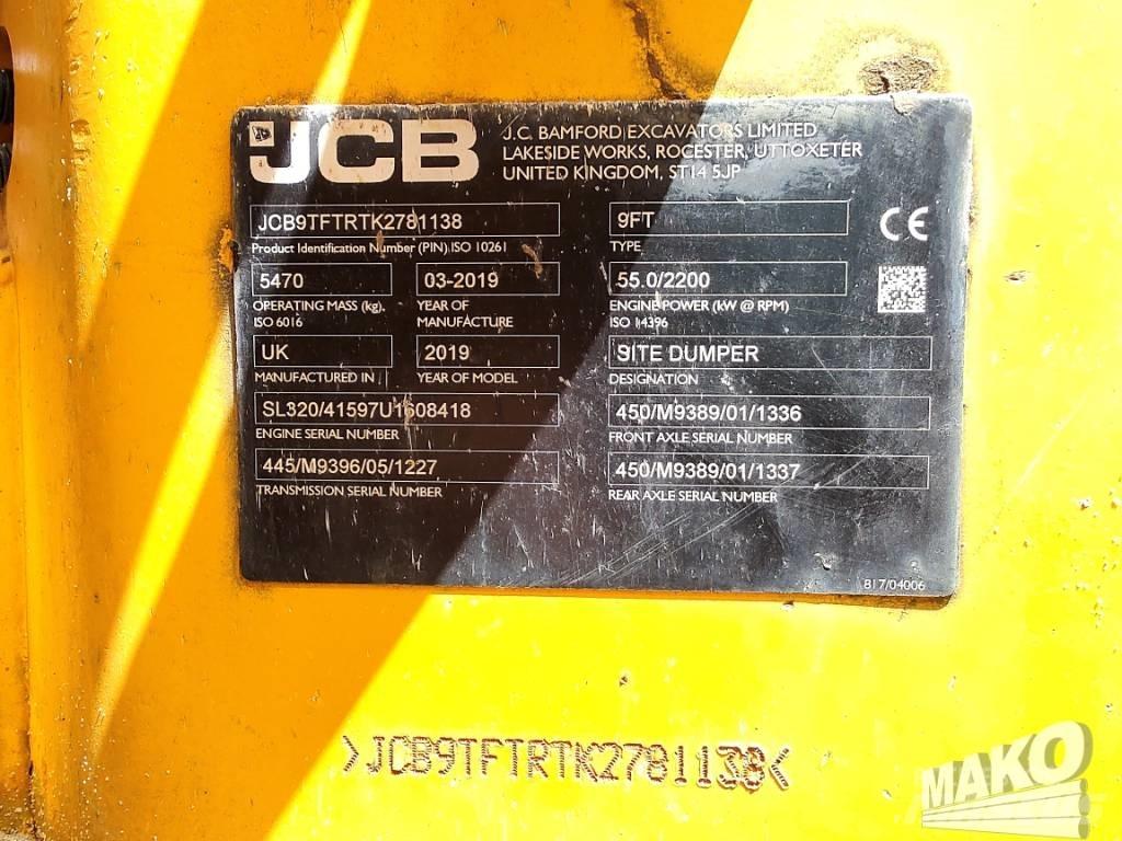 JCB 9TFT Mini Dumpers