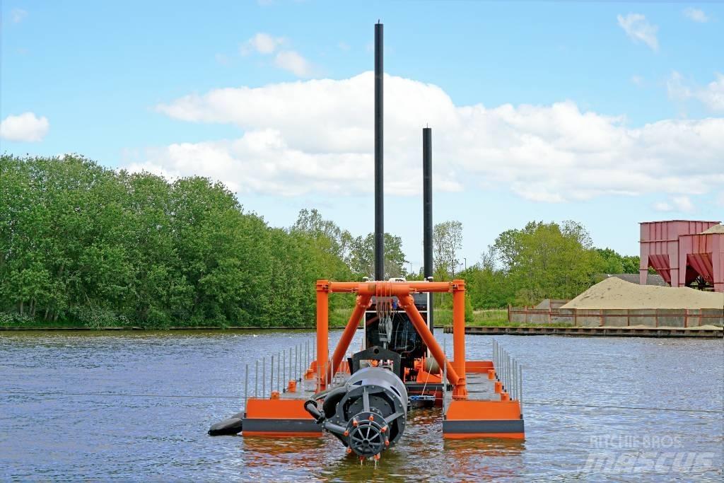 Bell Cutter Dredger Werkboten en pontons