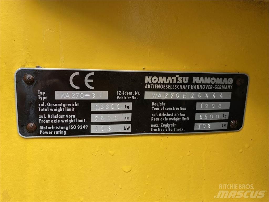 Komatsu WA270-3 Wielladers