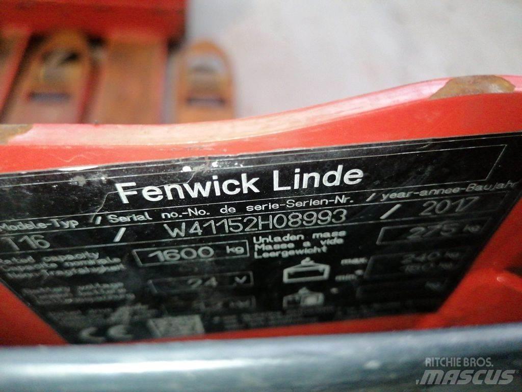 Linde T16 Electro-pallettrucks