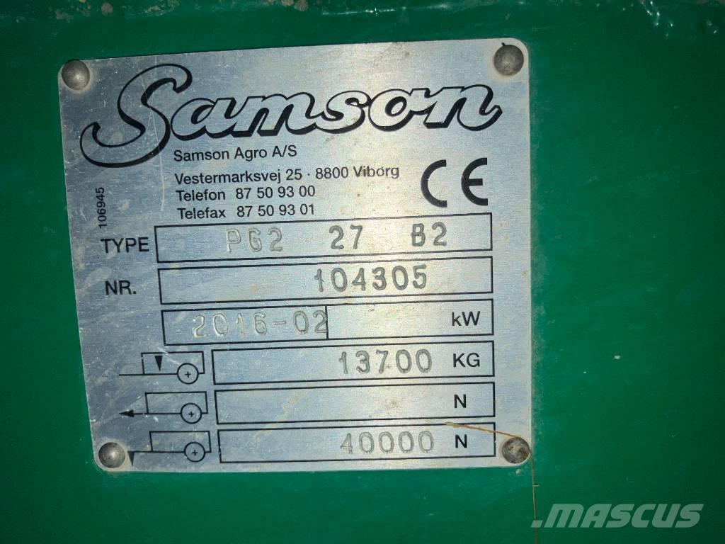 Samson PG2 27 Drijfmesttanks