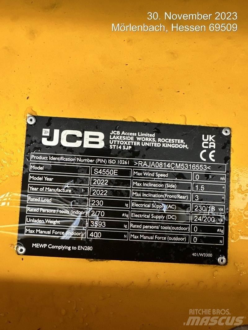 JCB S4550E Schaarhoogwerkers