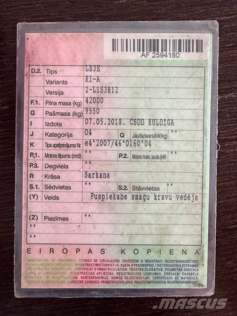 Kässbohrer Lowbed Dolly's