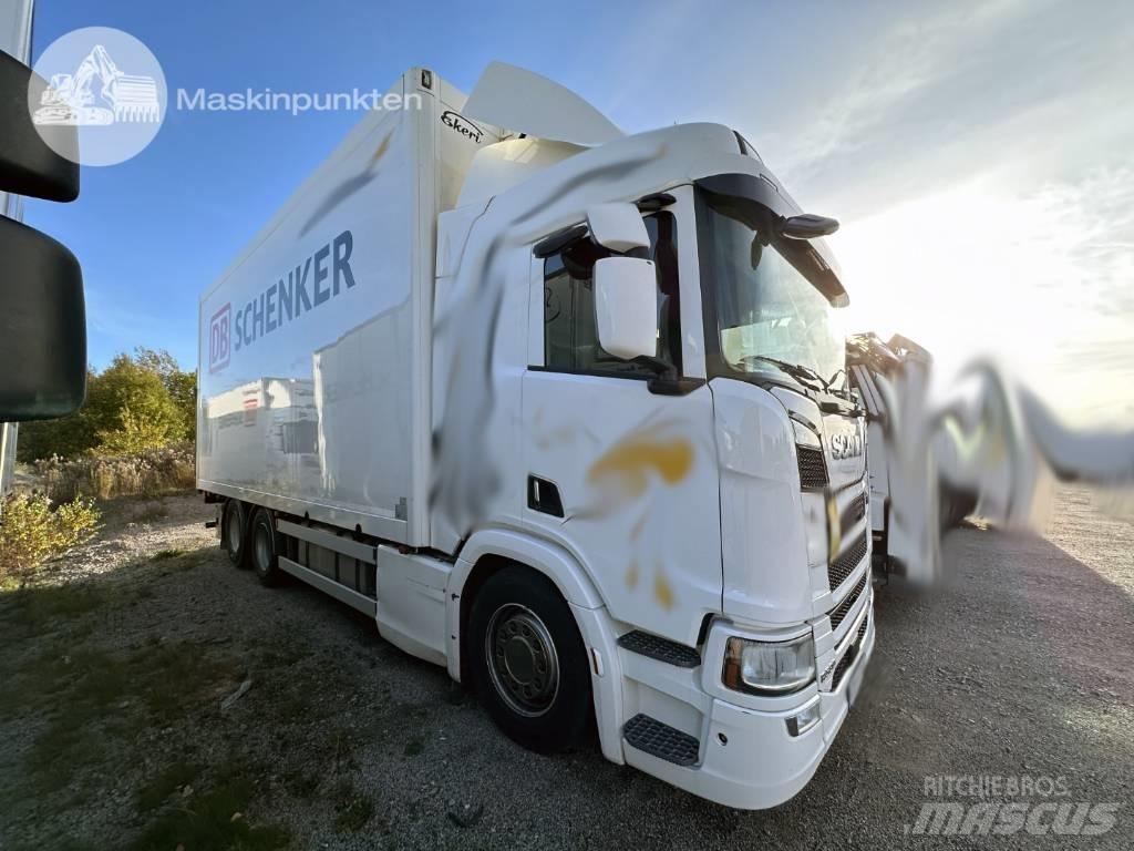 Scania R 580 Bakwagens met gesloten opbouw