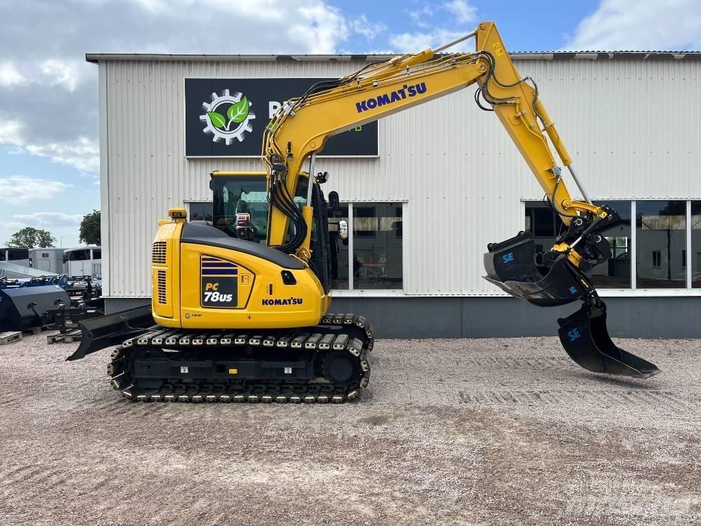 Komatsu PC78US-11E0 Midigraafmachines 7t - 12t