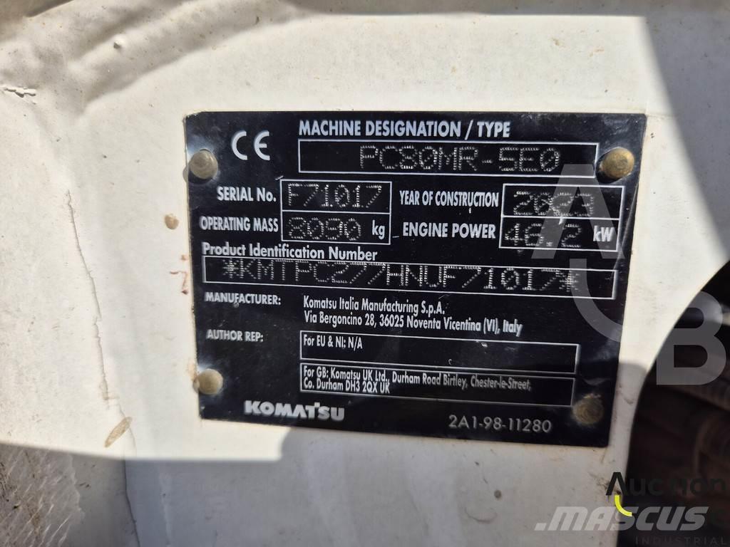 Komatsu PC80MR-3 Midigraafmachines 7t - 12t