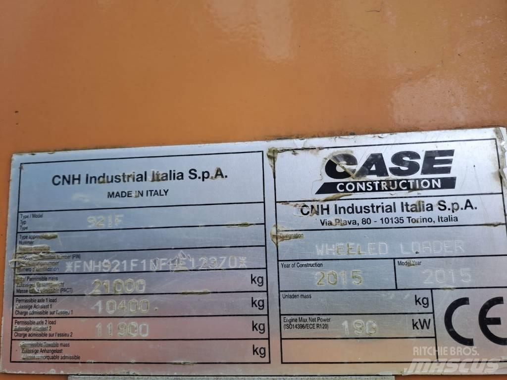 CASE 921 F Wielladers