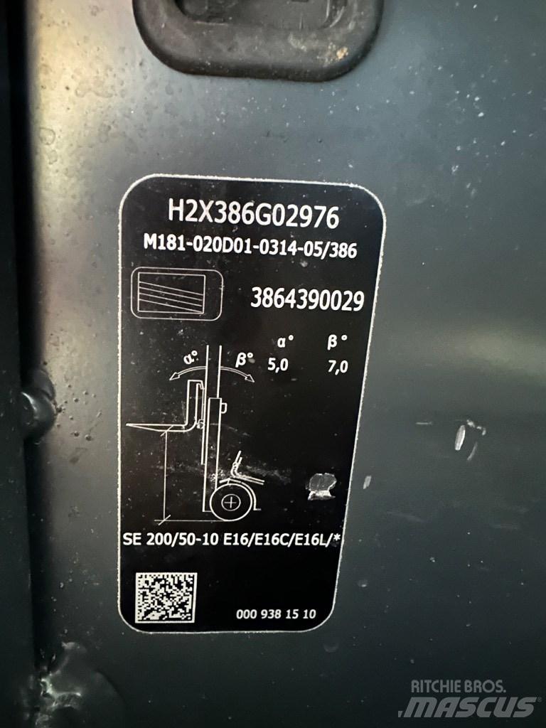 Linde E20L-02 Elektrische heftrucks