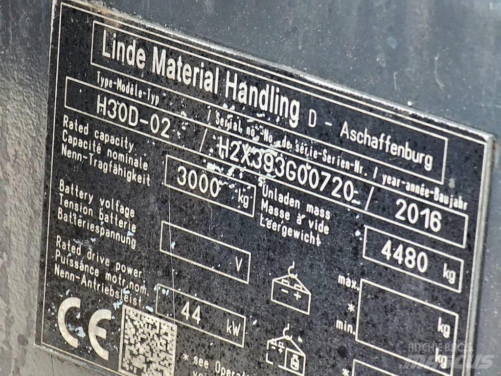 Linde H30D-02 Diesel heftrucks