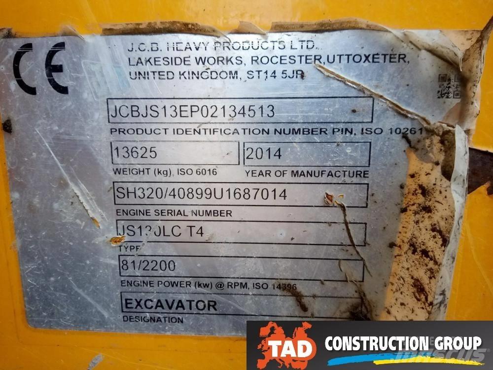 JCB JS 130 LC Rupsgraafmachines