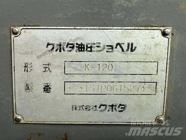 Kubota K-120 Rupsgraafmachines