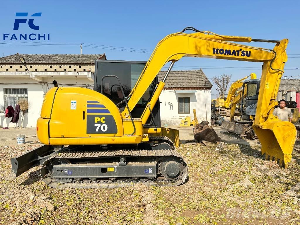Komatsu PC 70 Rupsgraafmachines